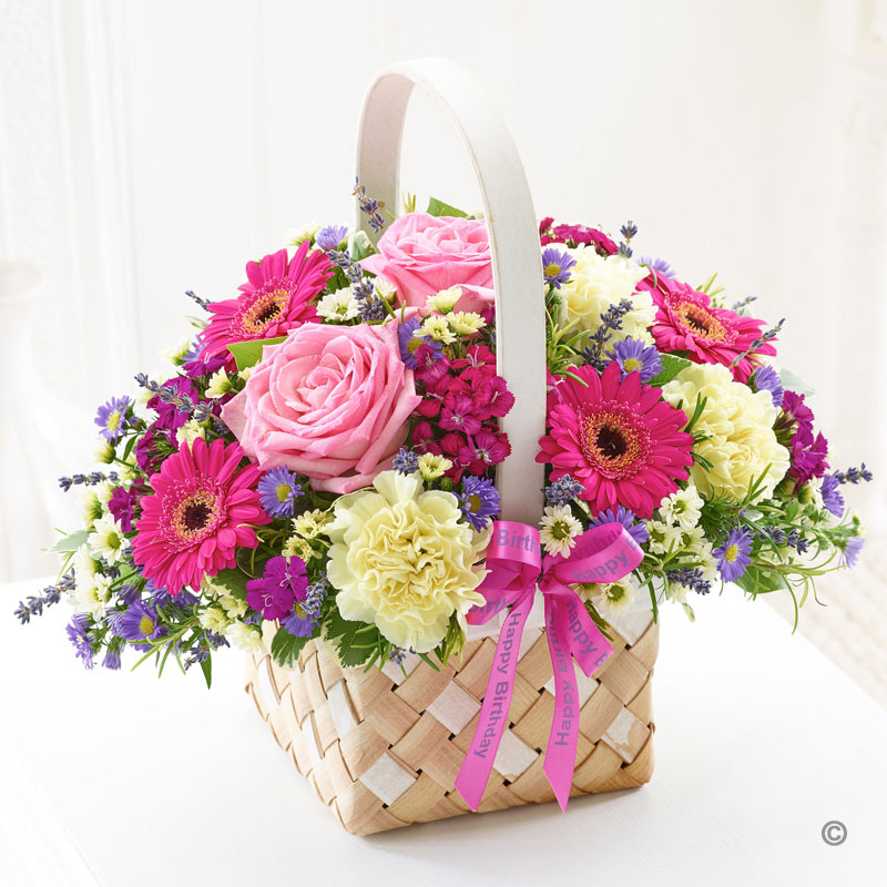 Happy Birthday Summer Basket Plus - Sweeneys Florist