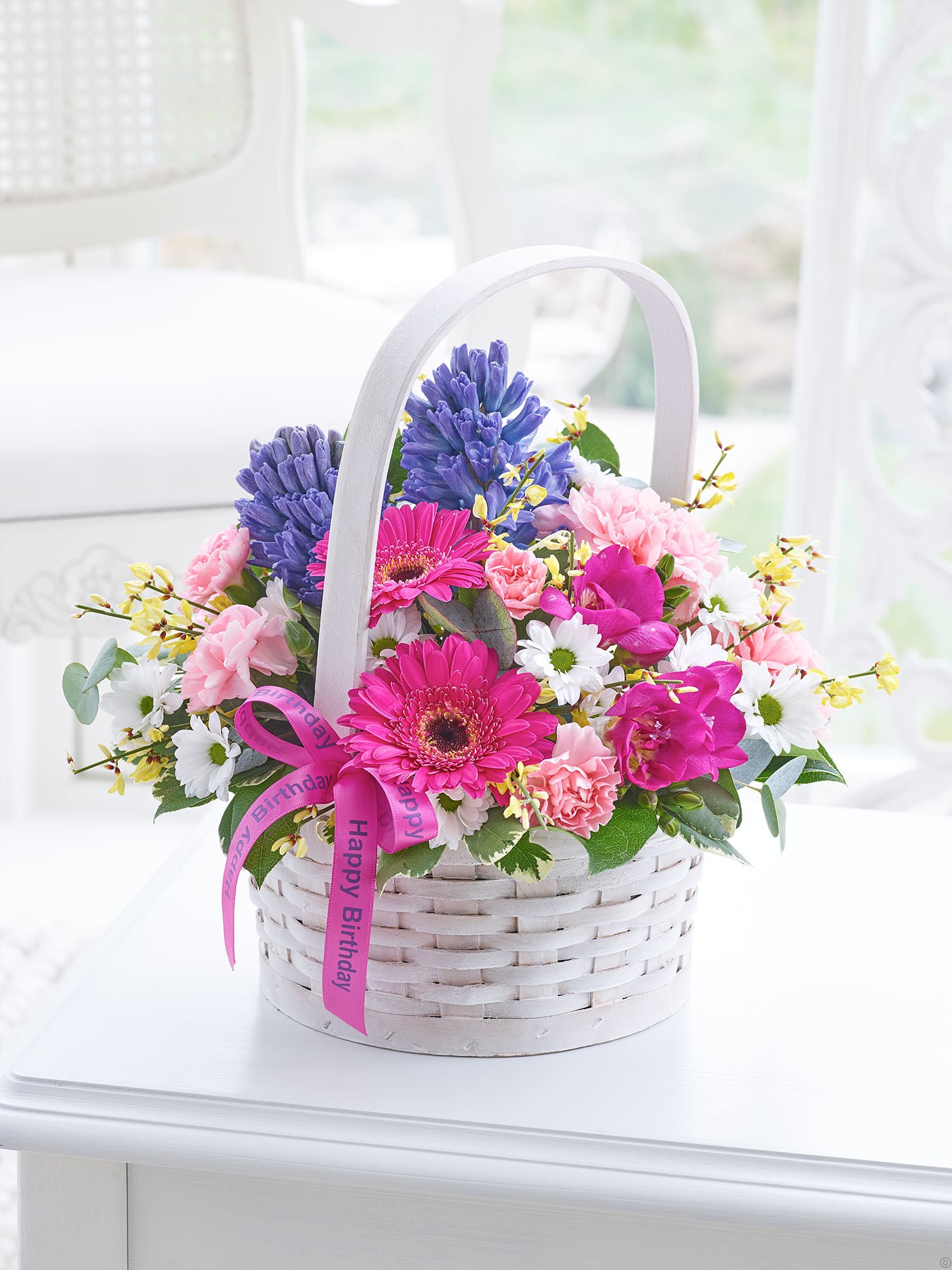 Happy Birthday Scented Spring Basket standard - Sweeneys Florist